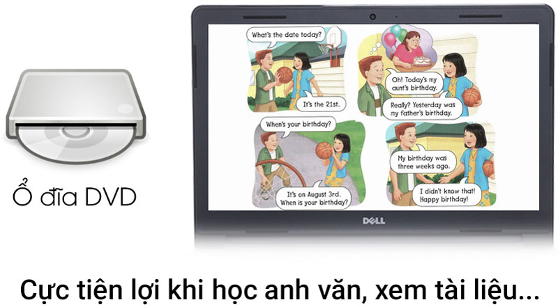 Laptop Dell Inspiron14 3462 6PFTF11 Pentium N4200/Free Dos (14 inch) - Black - Hàng Chính Hãng