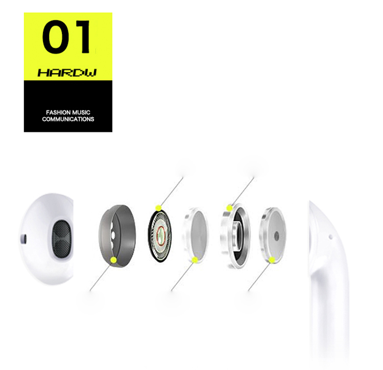 Tai Nghe Bluetooth Không Dây BIAZE D28 Dành Cho iPhone/ Android/ Samsung/Huawei/ Millet - Trắng