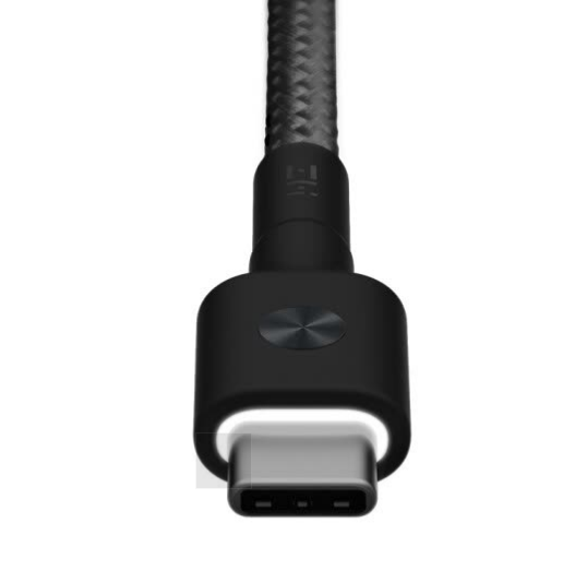 Dây Cáp Sạc Truyền Dữ Liệu ZMI Purple Rice AL431 Type-C, Dạng Bện - Đen - 2m - Dành Cho LeTV 1s / Millet 4c / Millet 5 / Meizu Pro5 Accessories / Apple Macbook