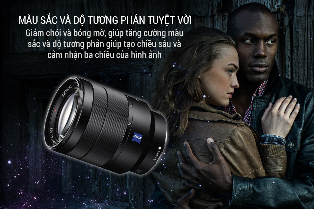 Lens Sony Vario Tessar T FE 24-70mm F/4 ZA OSS - Hàng Chính Hãng