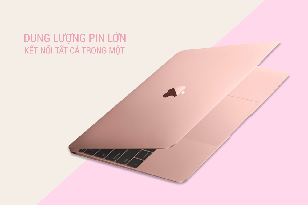 Apple Macbook 2016 MMGM2 (12 inch) - Vàng Hồng