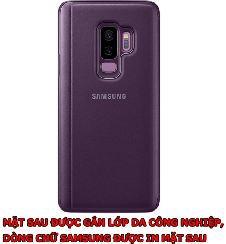 Bao Da Samsung Clear View Standing Galaxy S9 Plus - Hàng Chính Hãng