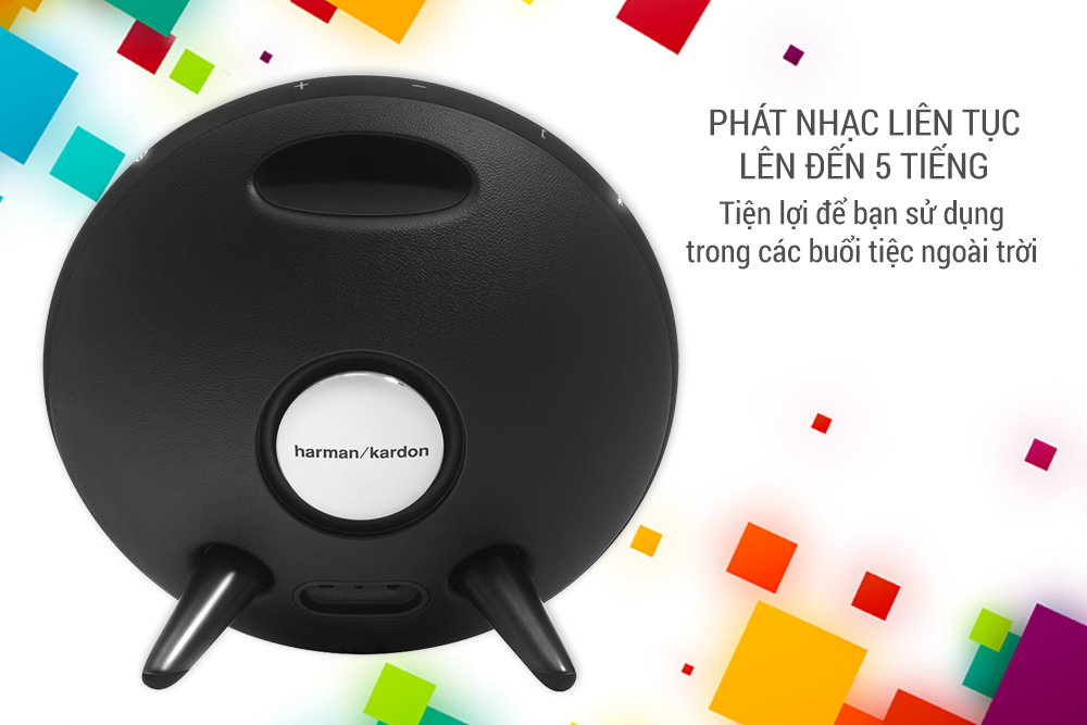 Loa Bluetooth Harman Kardon Onyx Studio 3 60W - Hàng Chính Hãng