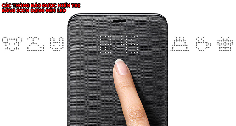 Bao Da Samsung LED View Galaxy S9 Plus  - Hàng Chính Hãng