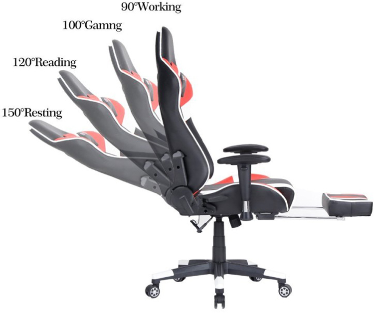 Ghế Chơi Game Ficmax FX-003 Massage - Hàng Chính Hãng