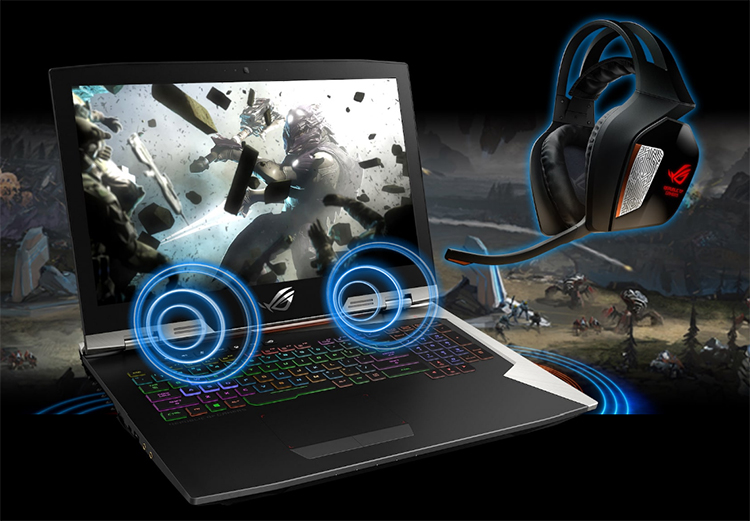 Laptop Gaming Asus ROG Griffin G703GI-E5132T Core i9-8950HK/Win10 (17.3 inch) - Titanium - Hàng Chính Hãng