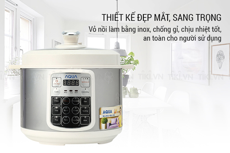Nồi Áp Suất Điện Aqua APC-50D (5 lít)