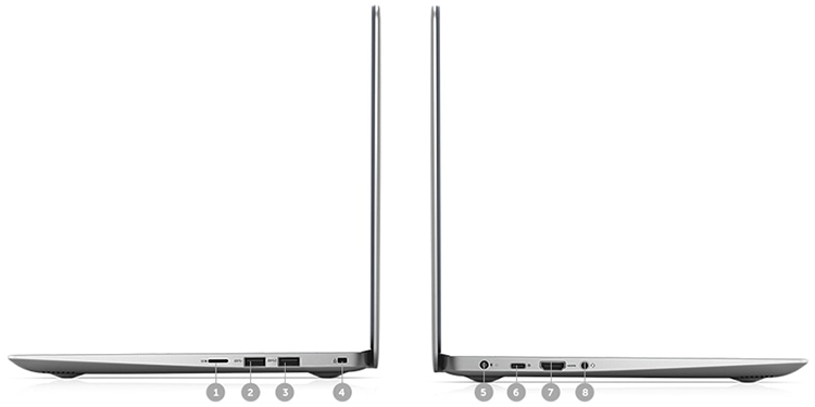 Laptop Dell Vostro V5370 42VN530W01 Core i5-8250U/Win10 (13.3 inch) - Silver - Hàng Chính Hãng