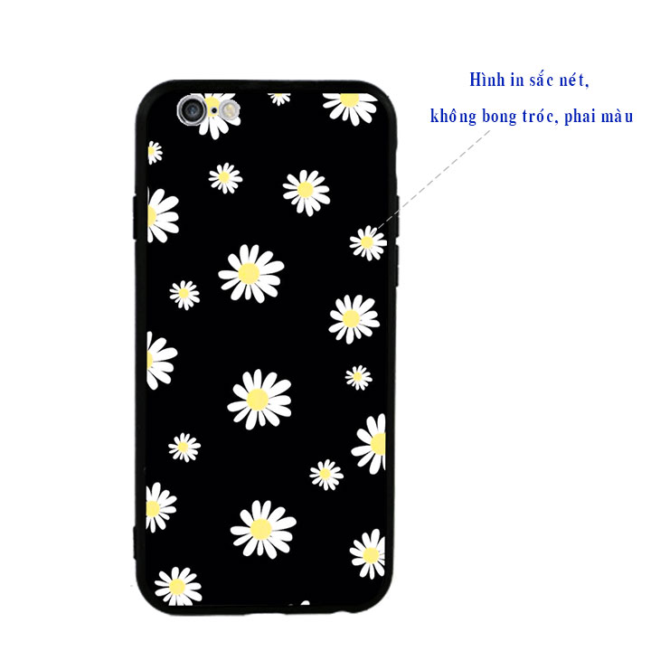 Ốp lưng viền TPU cao cấp cho Iphone 6 Plus - Cúc Họa Mì