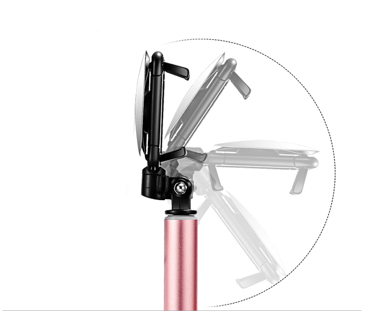 Gậy Chụp Ảnh Tự Sướng Có Gương BIAZE U28 - Đen Xám