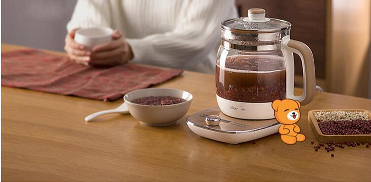 Bear (Bear) health pot automatic glass electric kettle pot of water tea teapot teapot multi-function YSH-A15W6 1.5L
