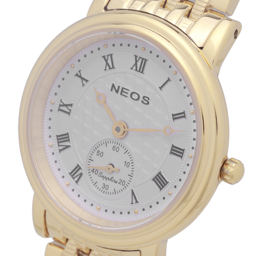 Đồng hồ NEOS N-30851L nữ dây thép vàng