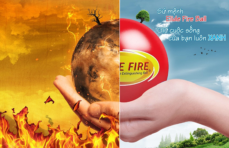 Bóng cứu hỏa Elide Fire Ball ELB01