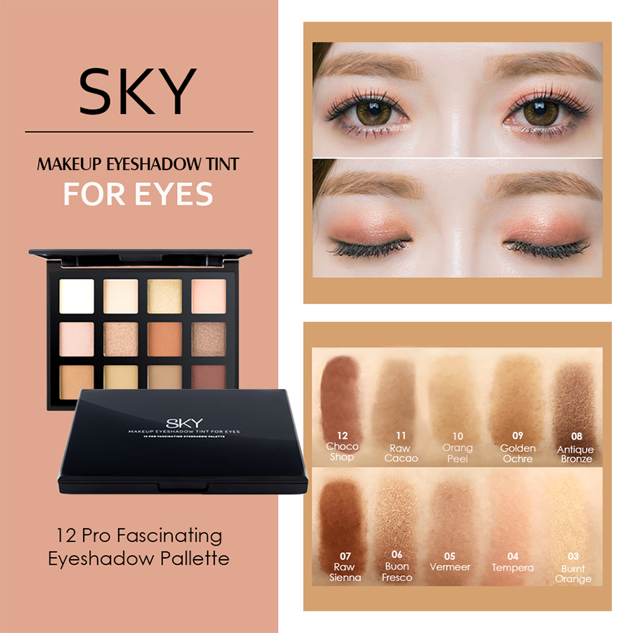 Phấn Mắt 12 Màu Sky Pallette
