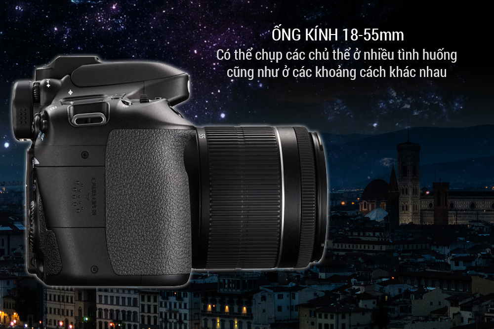 Máy Ảnh Canon 80D + Lens 18-55mm (Lê Bảo Minh)