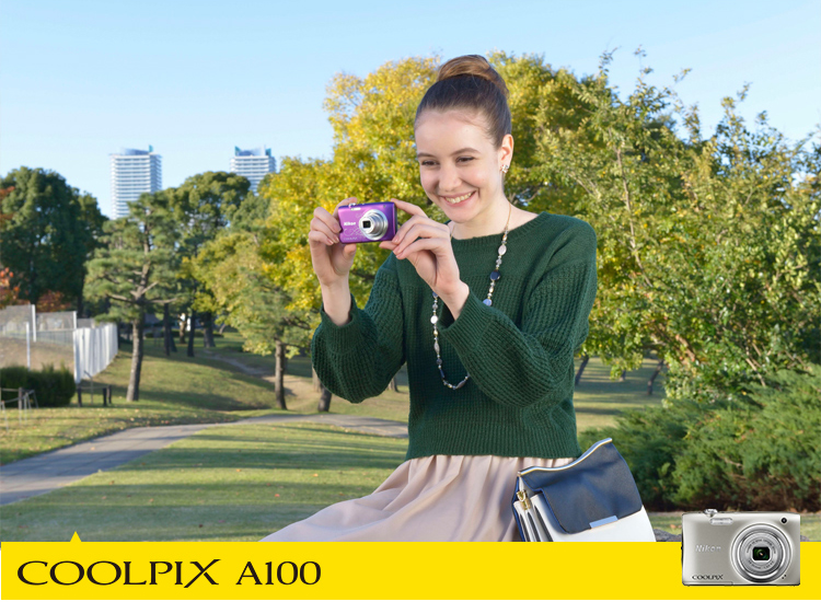 Máy Ảnh Kỹ Thuật Số Xách Tay Nikon (NIKON) Coolpix A100 ( (20.05 MP,Màn Hình 2.7 Inche, Zoom Quang Học 5x, Góc Rộng 26mm)