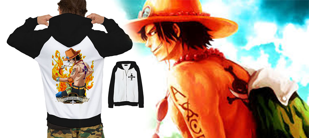 Áo Khoác Portgas D Ace Hỏa Quyền One Piece Anime