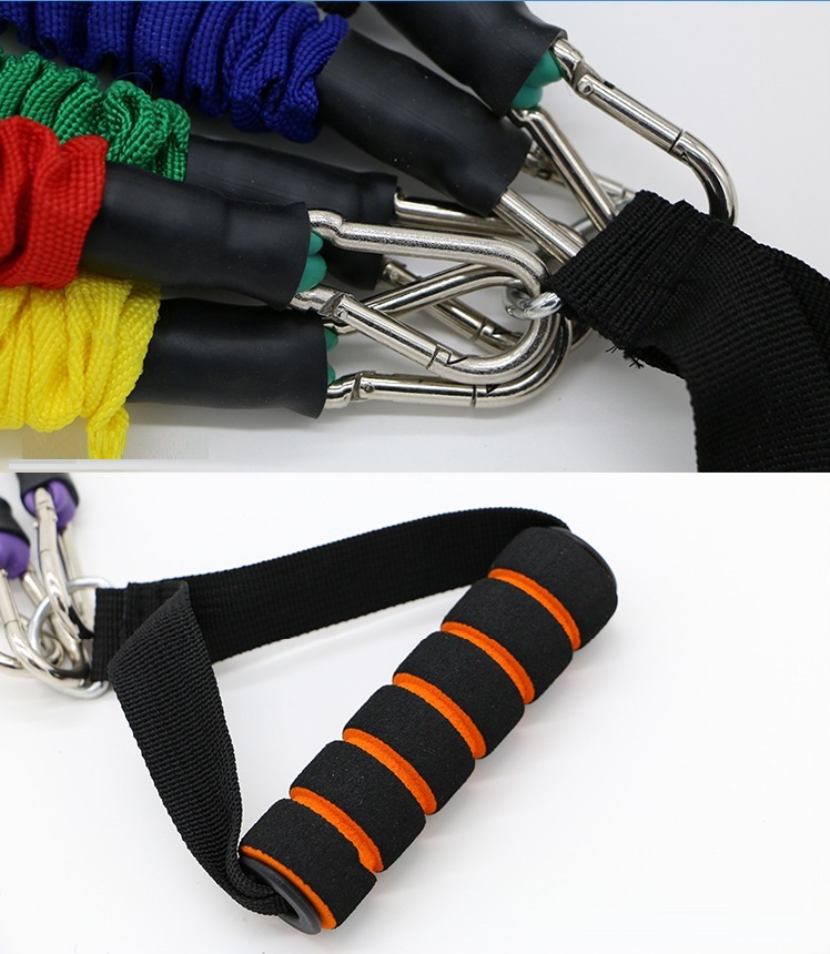 Dây đàn hồi tập Gym ZD, dây tập thể lực 1 màu, dây tập kháng lực bản Cao Cấp - POKI