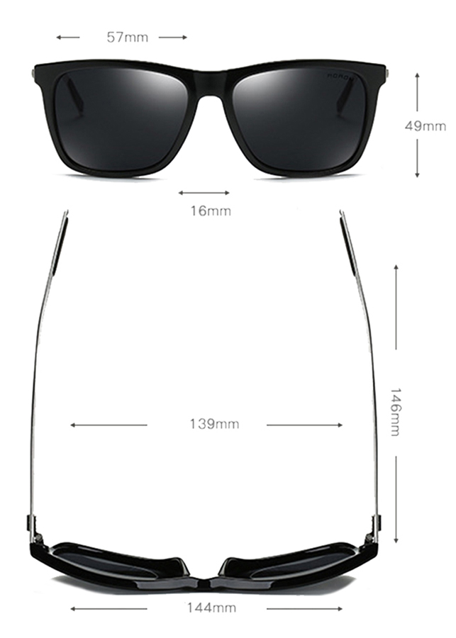 Kính Mát Phân Cực Unisex Minh Tâm MT387