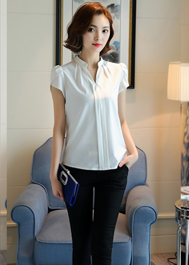 Sơ mi nữ tay búp sen sm167