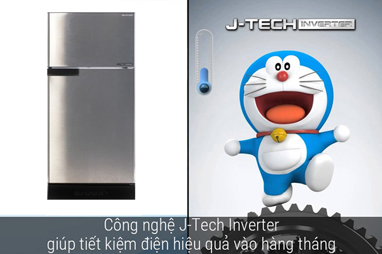 Tủ Lạnh Inverter Sharp SJ-X176E-SL (150L) - Bạc