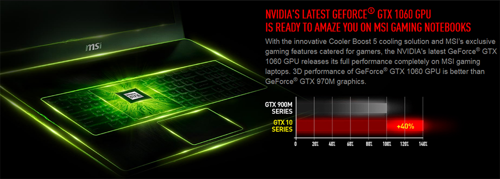 Laptop Gaming MSI GE73VR 7RF-414VN Raider Core i7-7700HQ/Win10 (17.3 inch) - Black - Hàng Chính Hãng