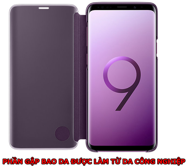Bao Da Samsung Clear View Standing Galaxy S9 Plus - Hàng Chính Hãng