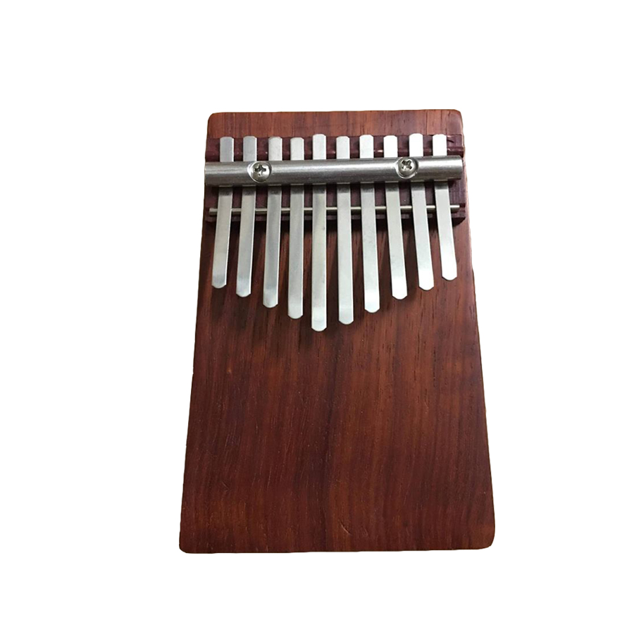 Đàn Kalimba Woim cao cấp 10 phím, Thumb Piano 10 keys - Gỗ trơn nâu