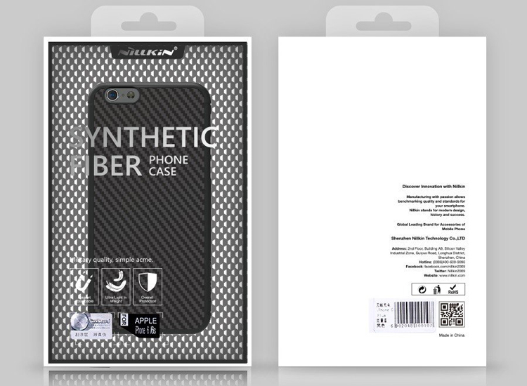 Ốp Lưng Sợi Carbon Nillkin Cho iPhone 6 Plus / 6S Plus - Hàng Chính Hãng