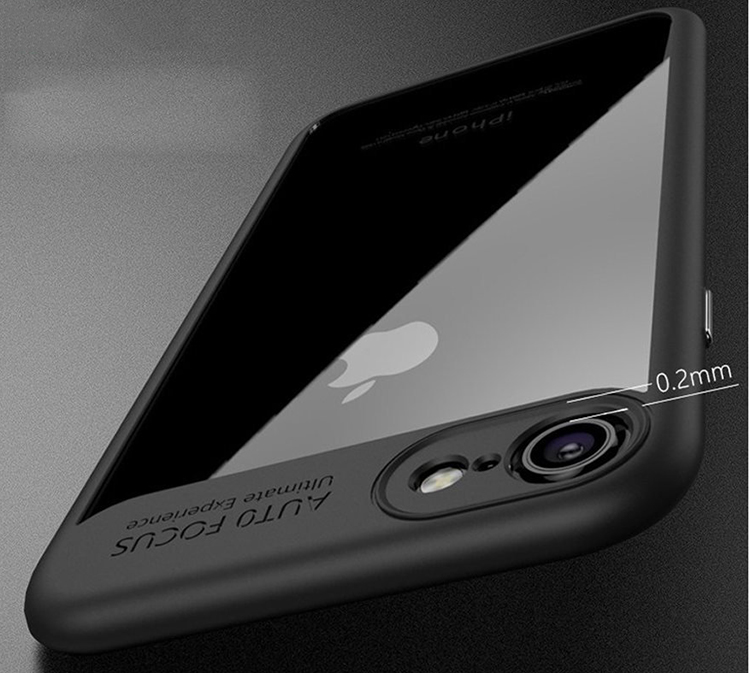 Ốp Lưng Viền Cao Su Bảo Vệ Camera 360 Độ Joyroom Cho iPhone 7 Plus / 8 Plus  Siêu Mỏng 1mm - Hàng Chính Hãng