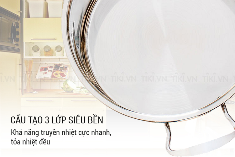 Bộ Nồi Inox Taka TKC03B (16 - 20 - 24cm)