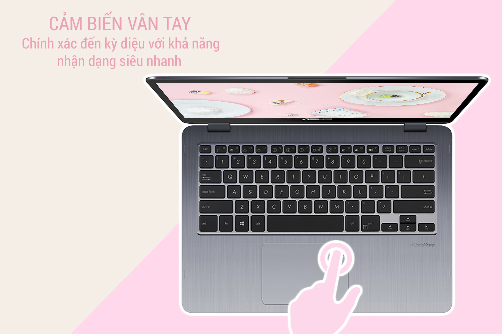 Laptop Asus VivoBook Flip 14 TP410UA-EC429T Core i5-8250U / Win 10 14 inch