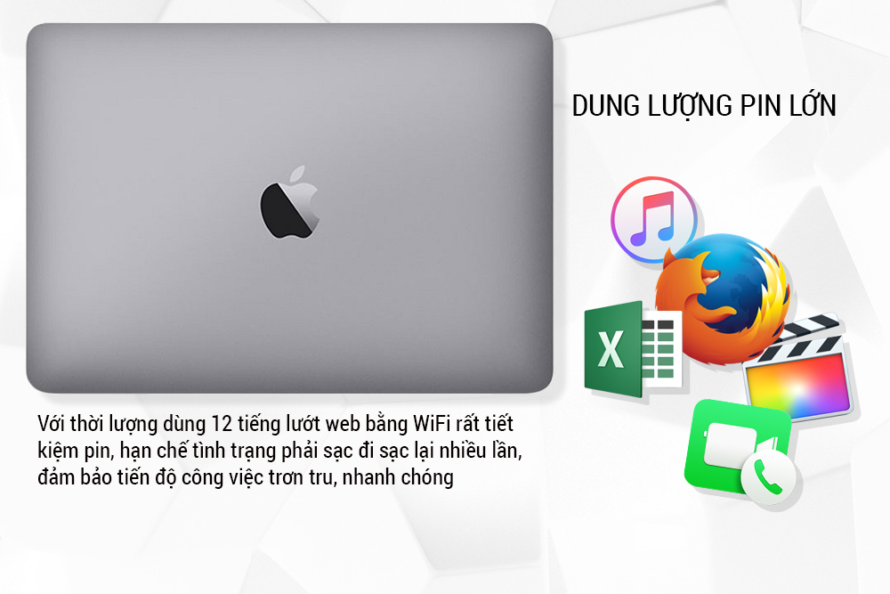 Apple Macbook 2016 MLH82 (12 inch) - Xám