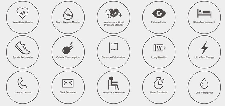 Vòng Đeo Tay Thông Minh Wonlex A09  - Hàng Nhập Khẩu - Trắng