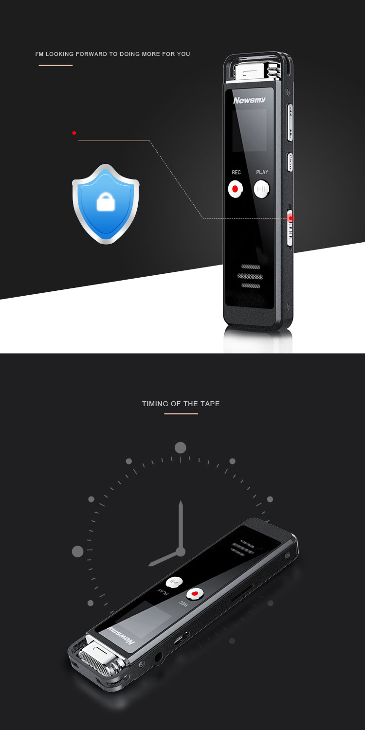Bút Ghi Âm Và Nghe Nhạc Newsmy RV75 (8G)