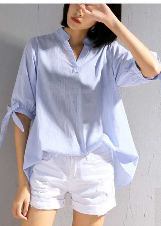 Áo nữ tay lỡ thắt nơ sm174