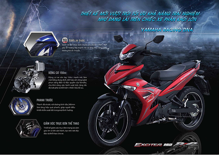 Xe Máy Yamaha Exciter 150 RC 2019 - Đỏ Nhám