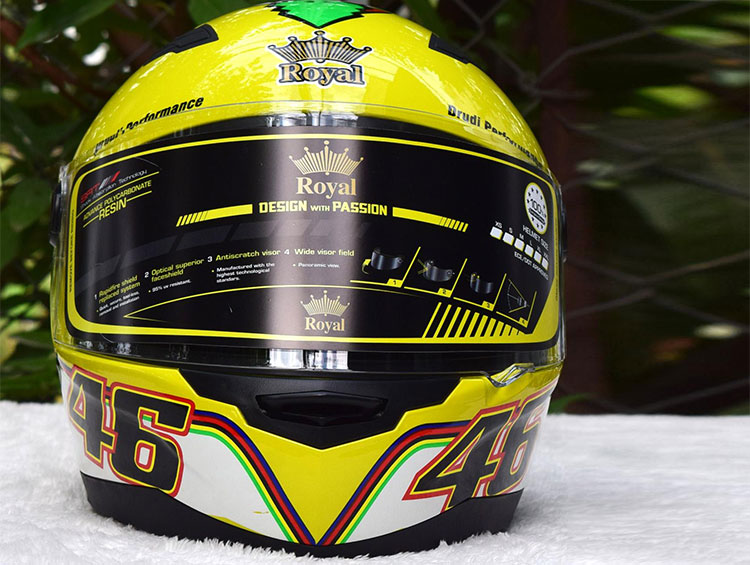 Mũ Bảo Hiểm Royal Fullface V10 (Size XL)