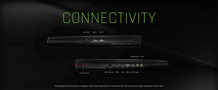 Laptop Gaming MSI Raider RGB Edition GE63 8RE-266VN Core i7-8750H/Win10 (15.6 inch) - Black - Hàng Chính Hãng