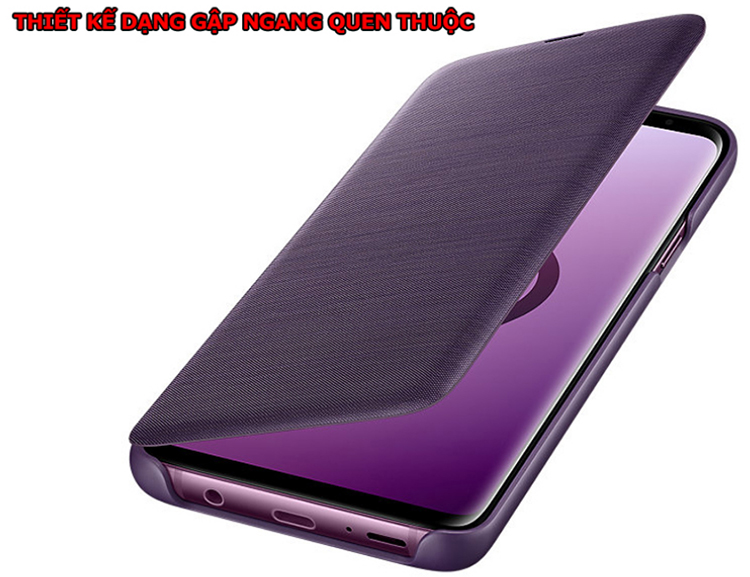 Bao Da Samsung LED View Galaxy S9 Plus  - Hàng Chính Hãng