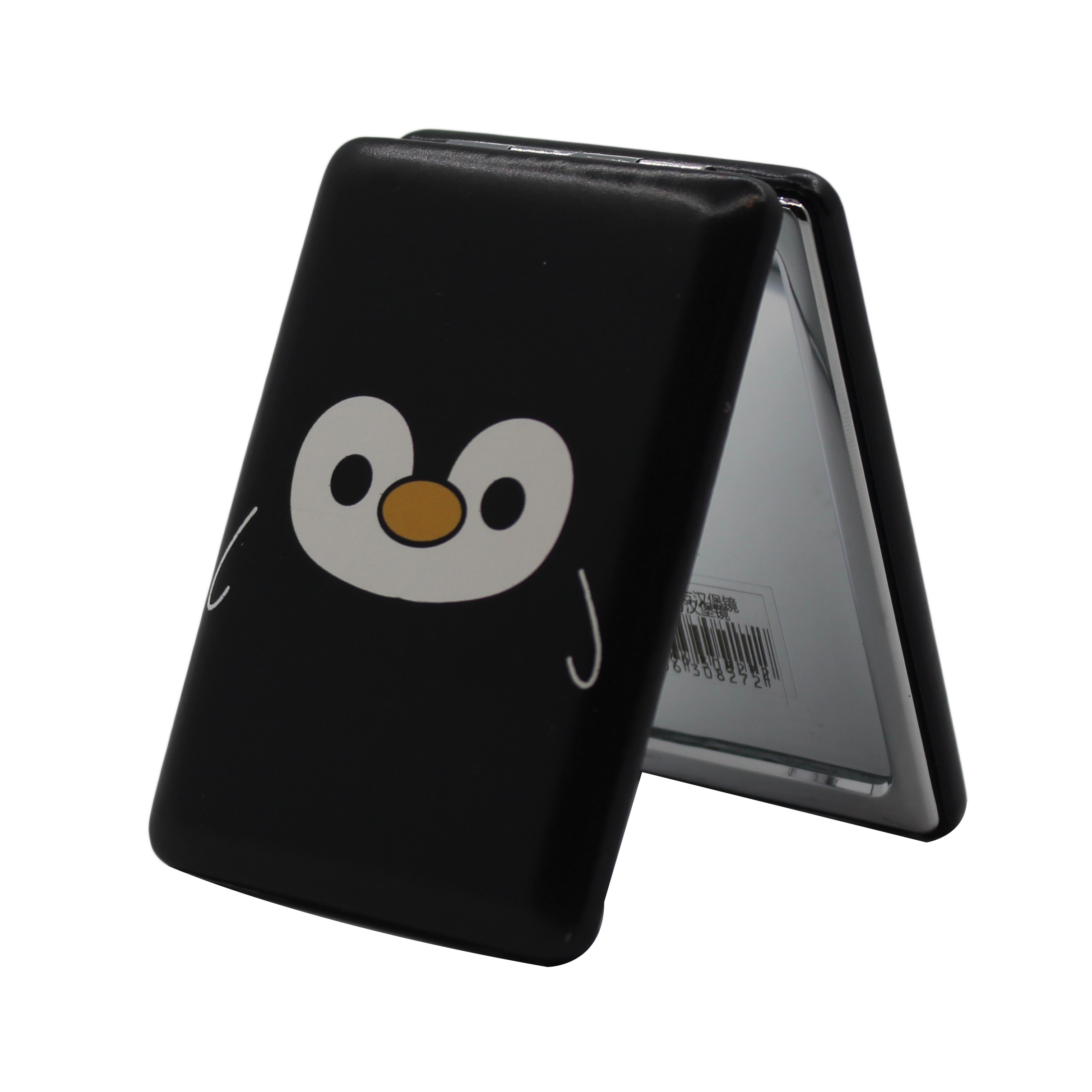 Gương trang điểm hai mặt tiện dụng vuông mini Chim Cánh Cụt Minigood DMCTB078
