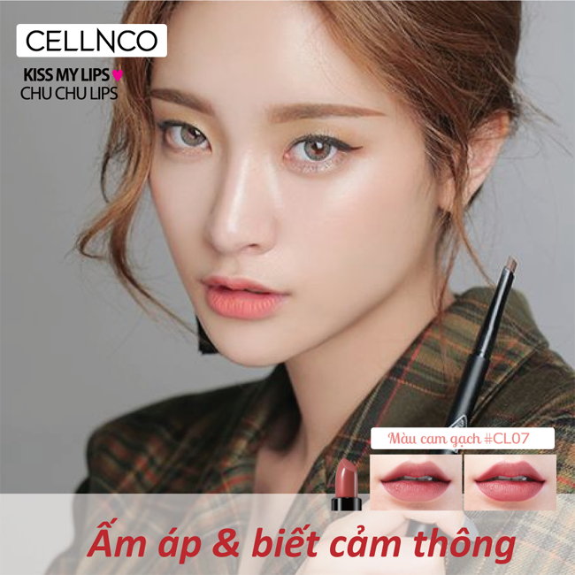 Son Màu Dưỡng Ẩm Không Chì Cellnco (3.5g)