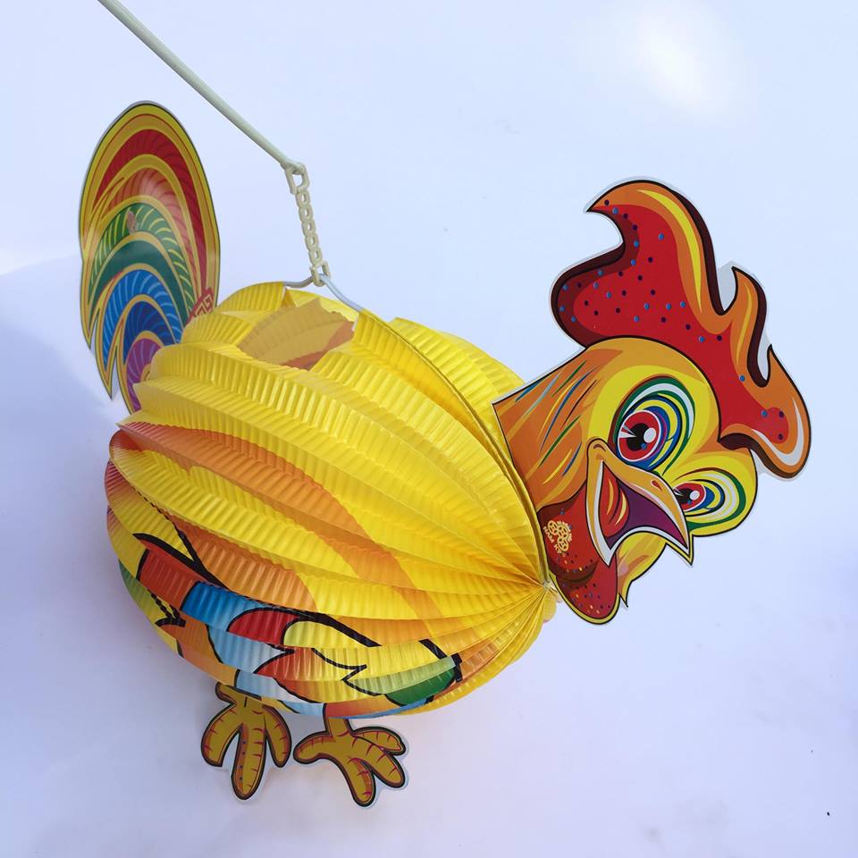 Đèn lồng trung thu bằng giấy cỡ to - Hình gà mái