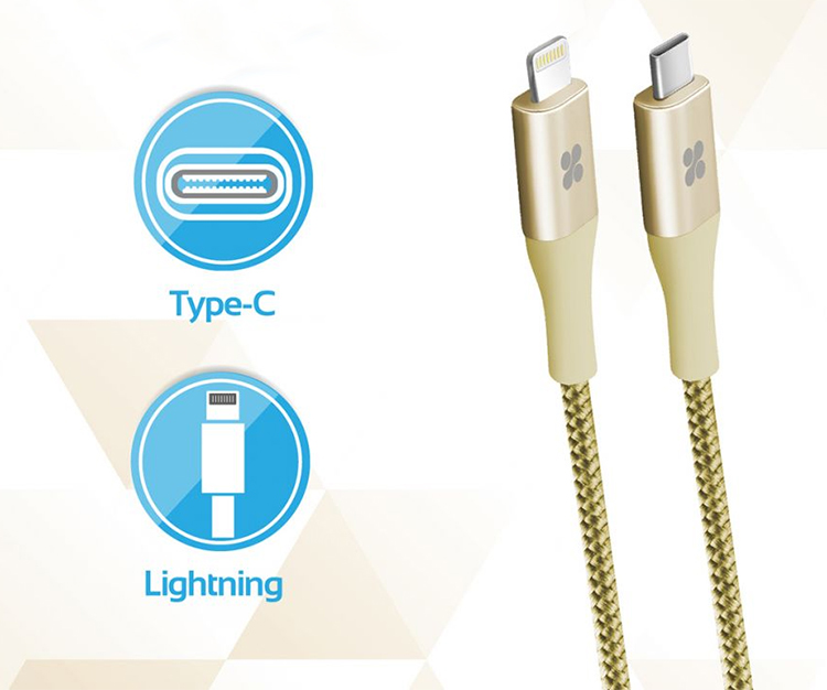 Cáp Lightning Promate Type-C Unilink-LTC2