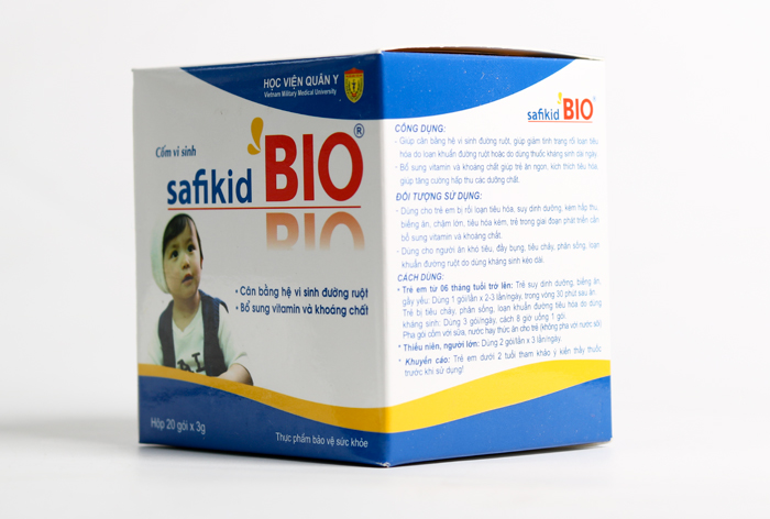 Cốm Vi Sinh Cho Trẻ Biếng Ăn Safikid Bio hvqy (3g / Hộp)