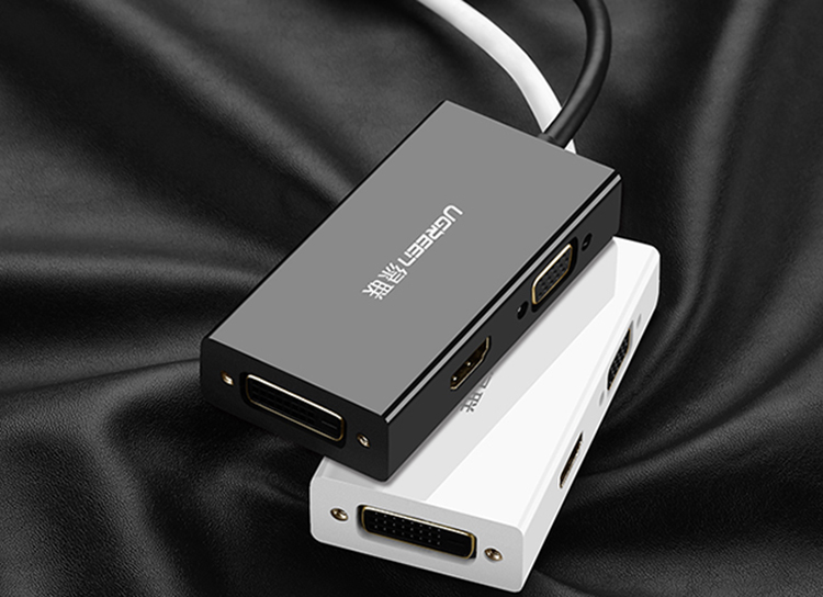 Cáp Chuyển Đổi Ugreen DisplayPort Sang HDMI VGA DVI 20419 - Hàng Chính Hãng