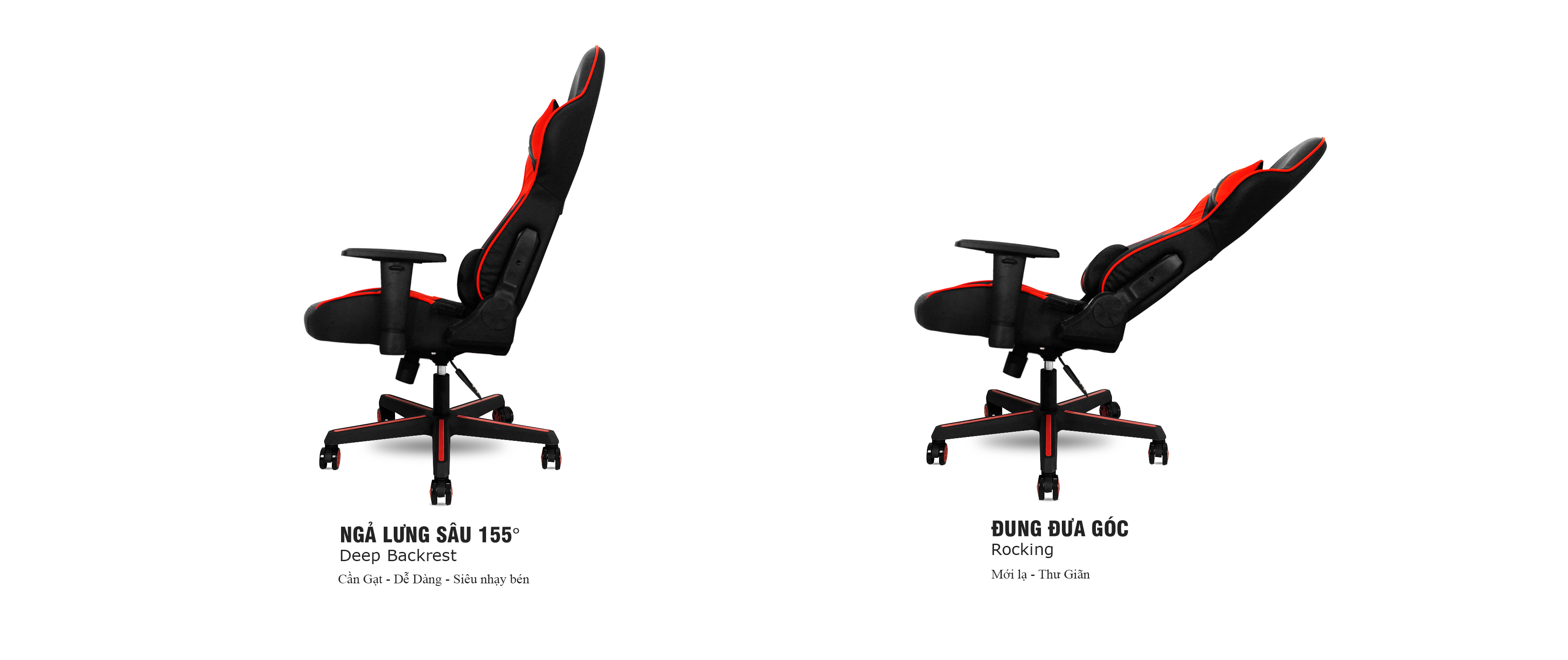 Ghế chơi game F1 Racing X ( Red / Black )