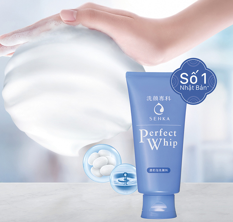 Hộp Quà Làm Sạch & Cấp Ẩm Tức Thì Cho Da Senka 16+ Love (Whip 120g + Water Cleansing 300ml + Extra White 25ml + Luminous Moist 25ml + Extra Moist 25ml)