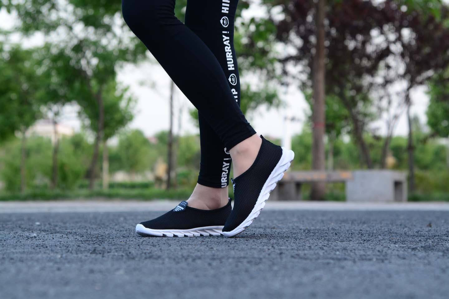 Giày slip on lưới nữ glk157