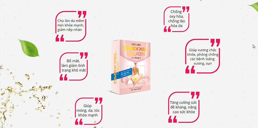 Thực Phẩm Chức Năng Viên Uống Collagen Omexxel 15000mg (30 Viên)